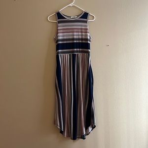 Stripey Tank Maxi Dress